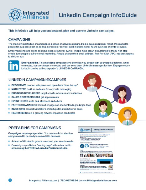 Integrated Alliances LinkedIn Profile InfoGuide